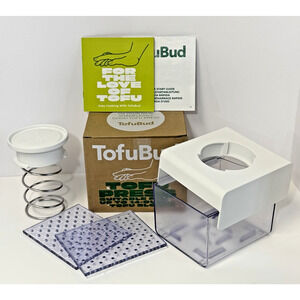TOFU PRESS Presser Maker with Water Drainer 2 Pressure Levels Kitchen TOFUBUD